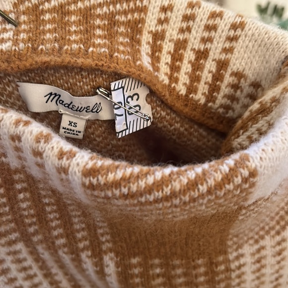 Madewell plaid mockneck tunic sweater - Picture 12 of 13